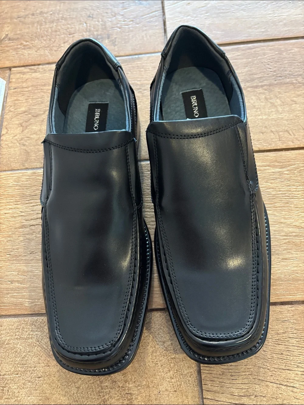 Bruno Marc Kids' Black Dress Shoes